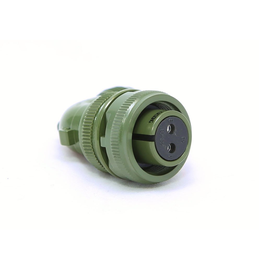 Kukdong Kukdong Kukdong MS3108 14S-9S 2 Pinli 90 Derece Dişi Askeri Tip Konnektör