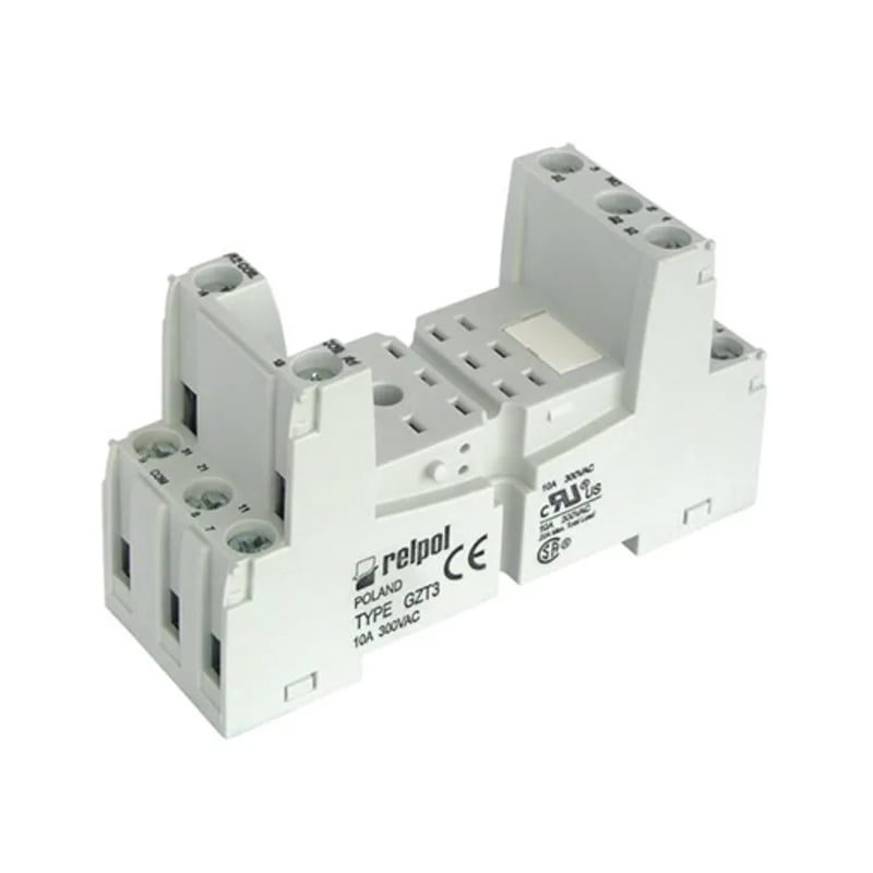 Relpol GZT3-Gray R3N Röle Socket 11 Pin