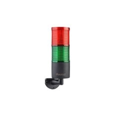 2 Katlı Flaşör - Sabit Işıklı Kolon 12-24V AC/DC Kırmızı - Yeşil SNT-7013-F2