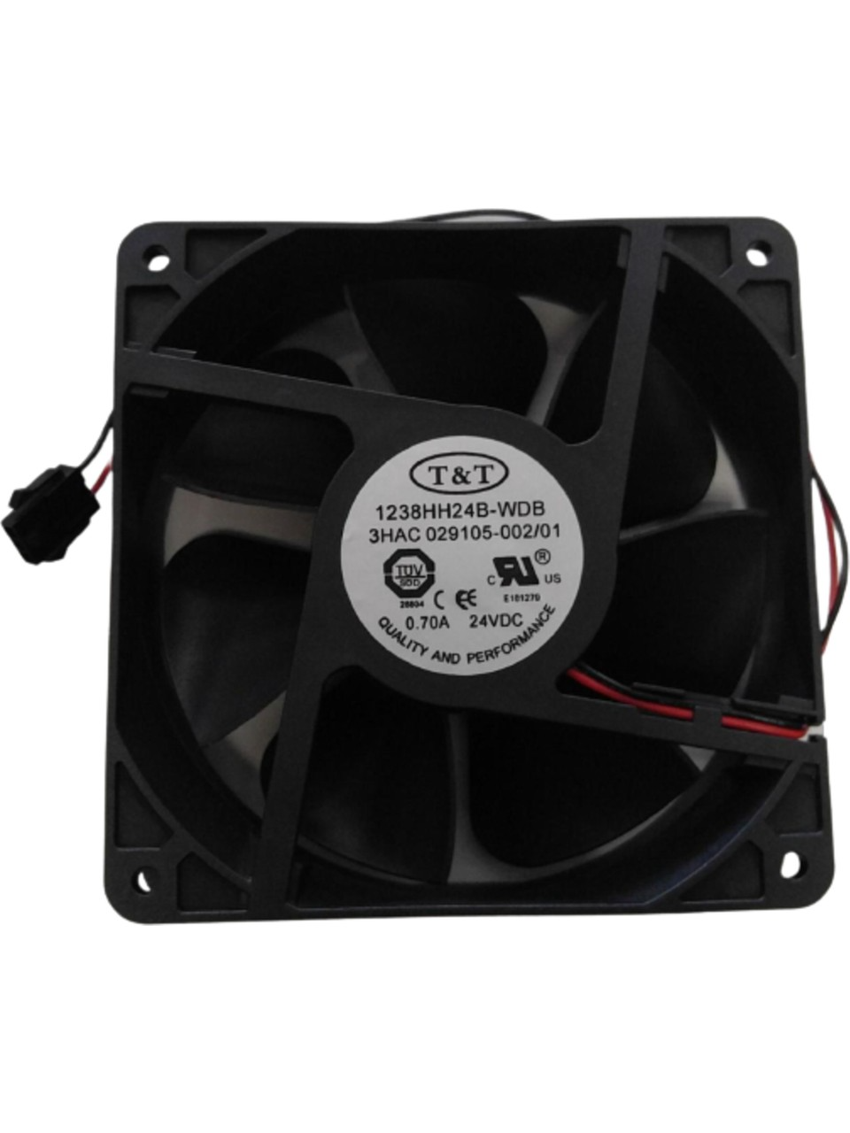 T&T TT1238HH24B-WDB 24VDC 0.70A Fan