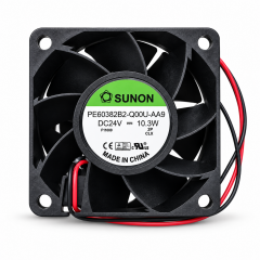 Sunon PE60382B2-Q00U-AA9 60x60x38 mm 24V DC 10.3W Kompakt Fan