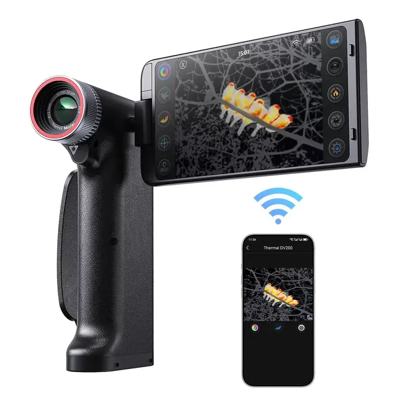 THERMAL MASTER DV2 Termal Dürbün 5 İnç Katlanır Ekranlı Kuş ve Yaban Hayatı Gözlem Kamerası