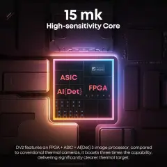 THERMAL MASTER DV2 Termal Dürbün 5 İnç Katlanır Ekranlı Kuş ve Yaban Hayatı Gözlem Kamerası