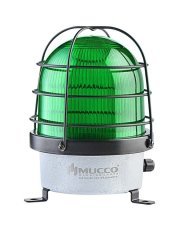 Buzzerlı Kafesli Çakar Döküm Tepe Lambası 12-24V AC/DC SNT-D12513-B-KFS
