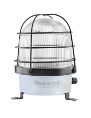 Buzzerlı Kafesli Çakar Döküm Tepe Lambası 12-24V AC/DC SNT-D12513-B-KFS