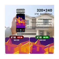 THERMAL MASTER P1 iOS & Android Uyumlu Mobil Termal Kamera (320×240)