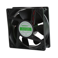 Salzer PD120S-24 120x120x25 24V DC Sleeve Kablolu Kare Fan
