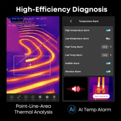 THERMAL MASTER P3 LITE MAKRO Makro Lensli Mobil Termal Kamera iOS & Android (256×192)