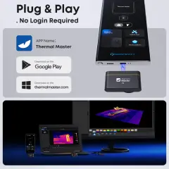 THERMAL MASTER P4 Yapay Zeka Destekli Çift Lensli Mobil Termal Kamera (512×384)