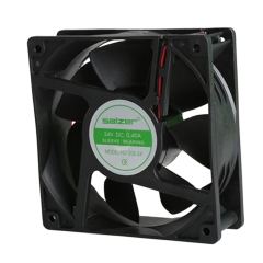 Salzer PD120S-38-24 120x120x38 24V DC Sleeve Kablolu Kare Fan