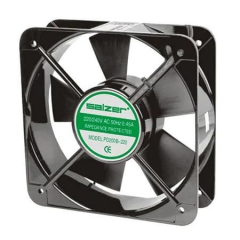 Salzer PD200B-220 200x200x61 220V AC Rulmanlı Kare Metal Fan
