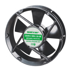 Salzer PD220B-220 220x220x60 220V AC Rulmanlı Yuvarlak Metal Fan